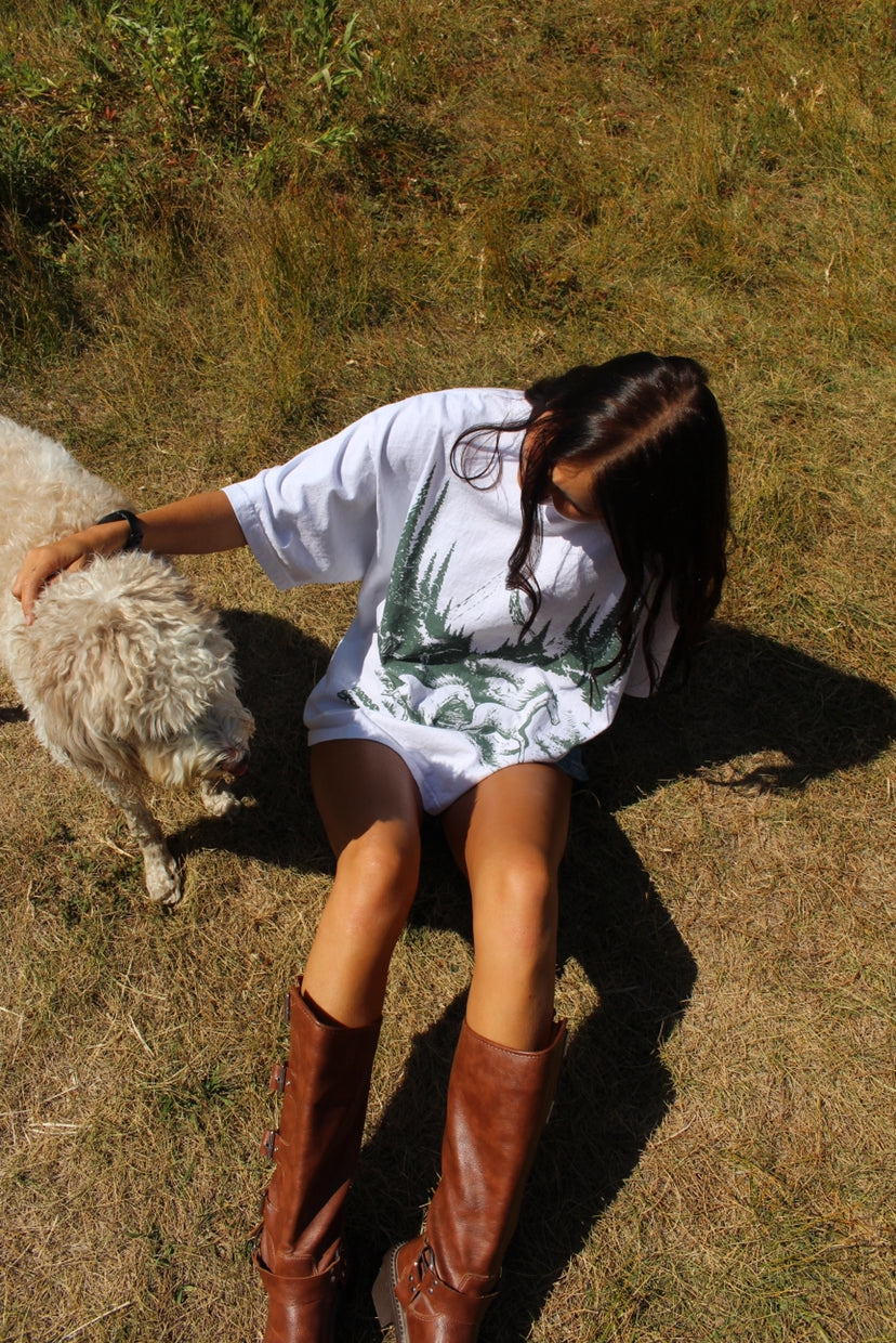 Oversized Mountain Tee
