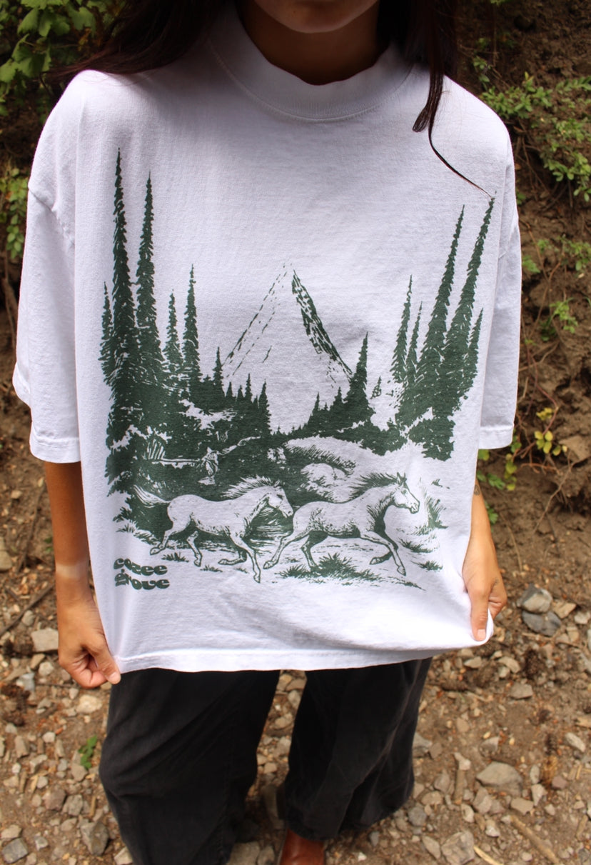Oversized Mountain Tee