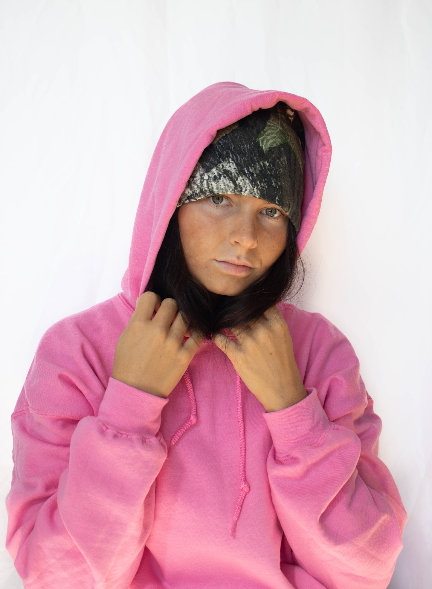 camo beanie (pink, white or brown)