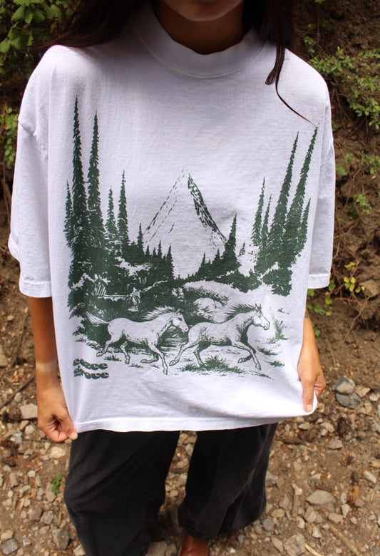 Oversized Mountain Tee